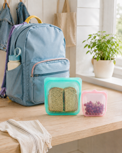 Set of 3 Silicone Bags