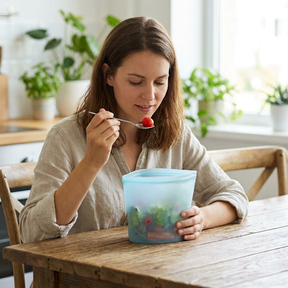 Sac de conservation réutilisable en silicone