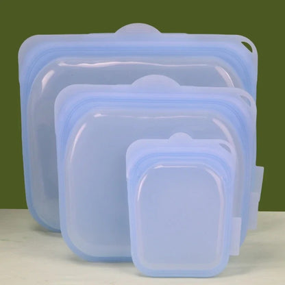 Set of 3 Silicone Bags