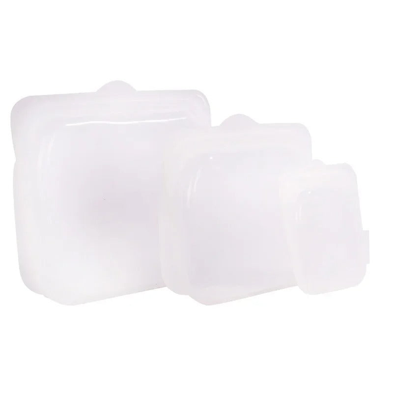Set of 3 Silicone Bags