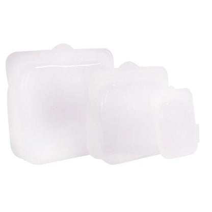 Set of 3 Silicone Bags